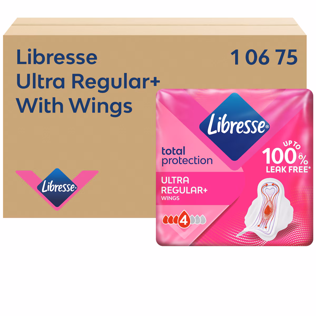 Tork & Libresse vložky Ultra s krídelkami, 2 x 150 ks, systém P1