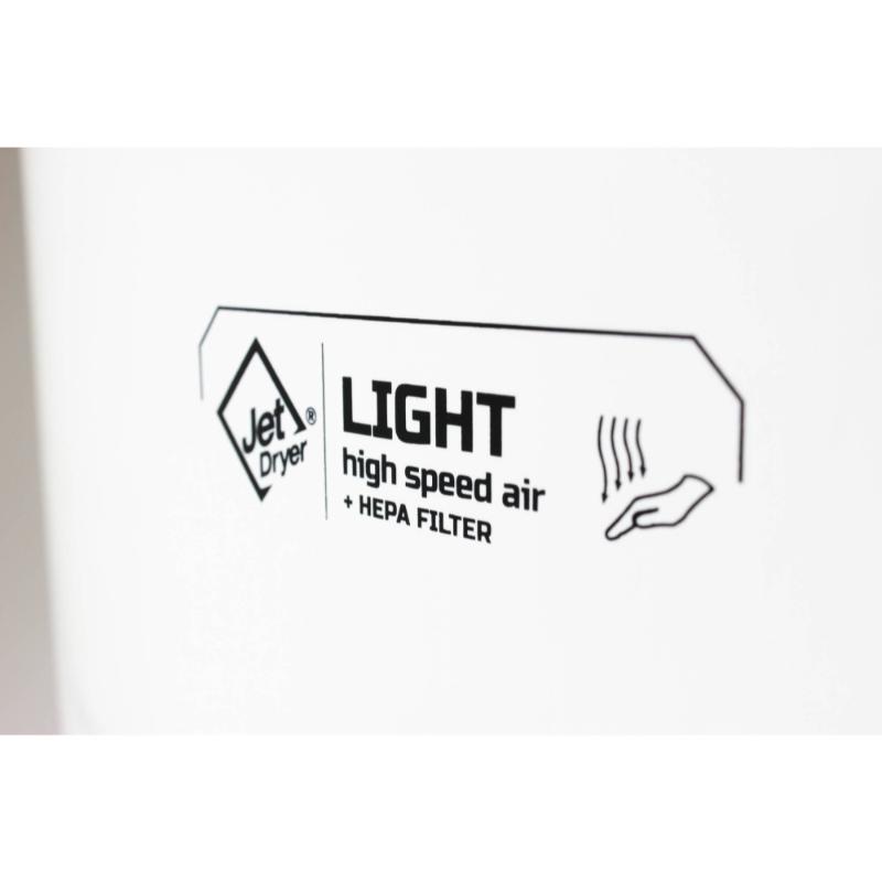 Jet Dryer LIGHT Biely – Obrázok 3