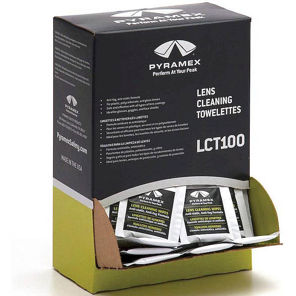 Pyramex utierky čistiace na okuliare 100 ks v balení