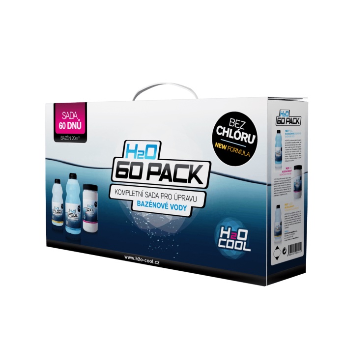 H2O 60 PACK kompletná sada na úpravu bazénovej vody