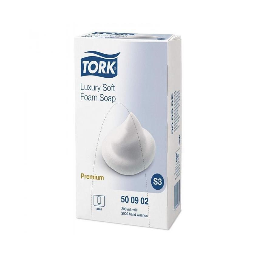 Tork penové mydlo luxusné 800 ml, 4 ks v kartóne, 200 kartónov paleta, systém S3