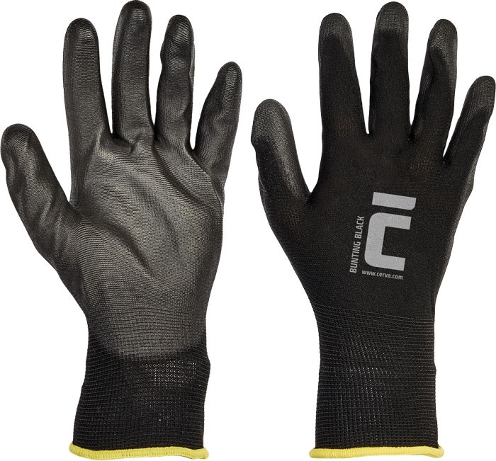 Rukavice BUNTING čierne veľkosť č. 9