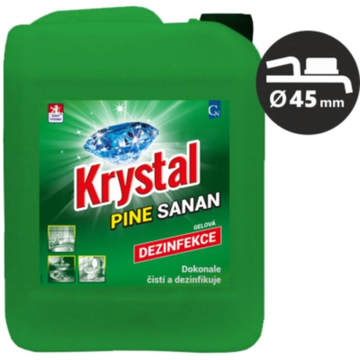 CORMEN KRYSTAL Pine Sanan čistiaci a dezinfekčný gél 5 l