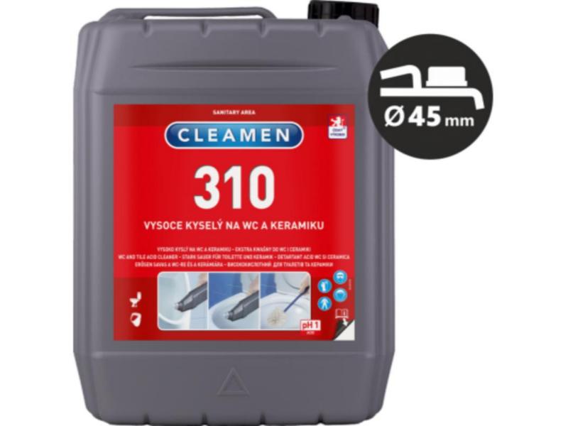 CORMEN CLEAMEN 310 extra kyslý gélový prostriedok na WC a keramiku 5 l