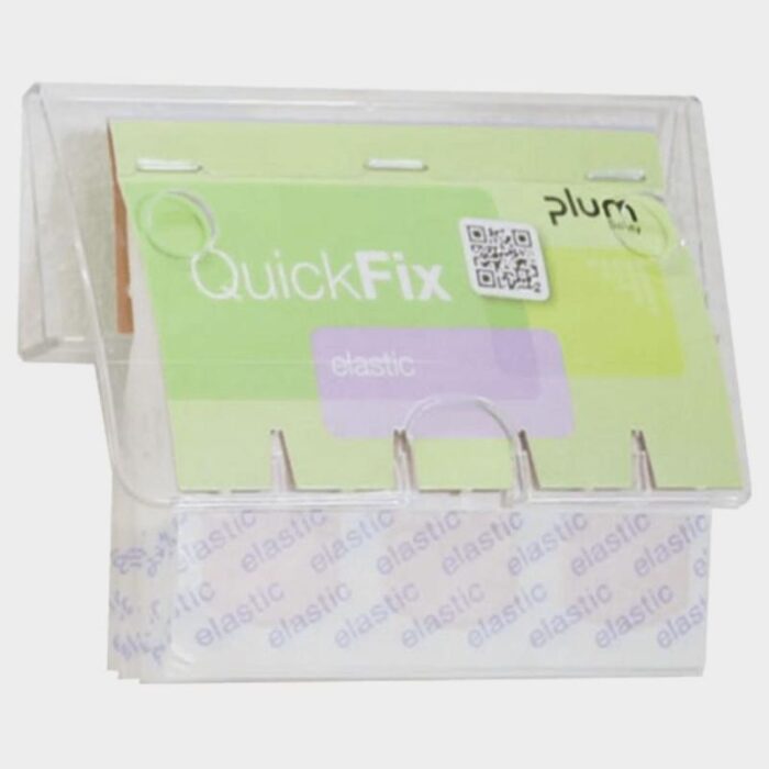 Plum SAFETY QuickFix EMPTY Solo PRÁZDNY dávkovač transparentný určený na 1 balenie QuickFix náplastí