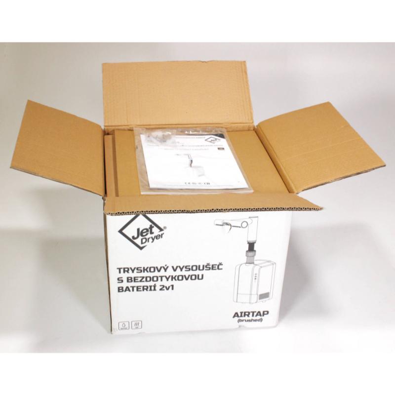 Jet Dryer AIRTAP Guľatá 2v1 Lesklý chróm – Obrázok 13