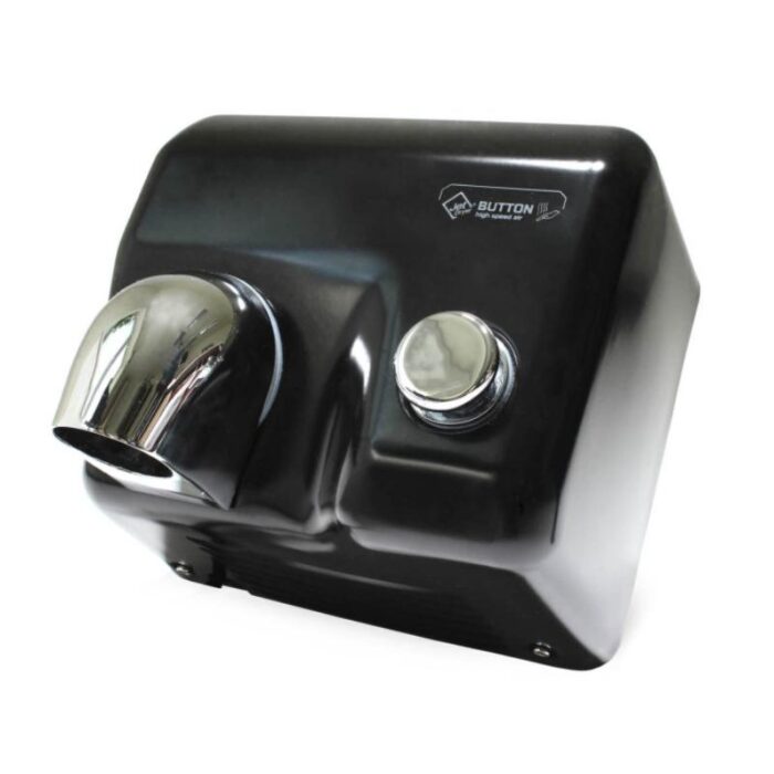 Jet Dryer BUTTON Čierny kov