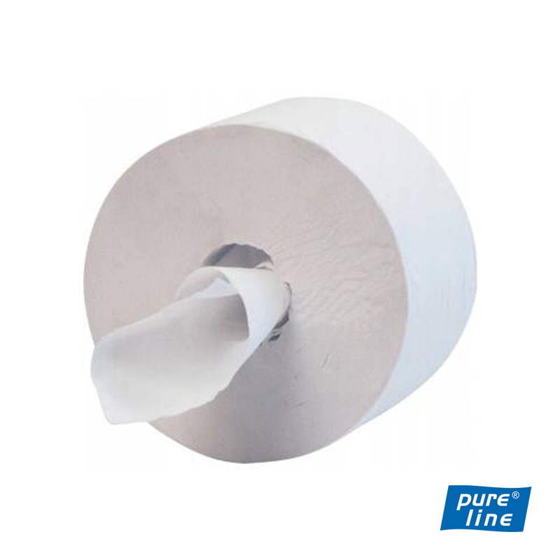 PURELINE SmartOne toaletný papier v kotúči, biely, 2 vrstvy, dĺžka 207 m, 6 ks v kartóne