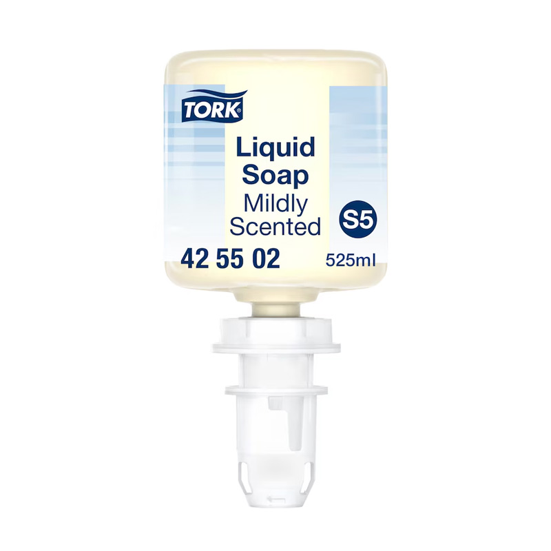 Tork Mini jemné tekuté mydlo 475 ml, farba biela, 8 ks v kartóne, systém S5