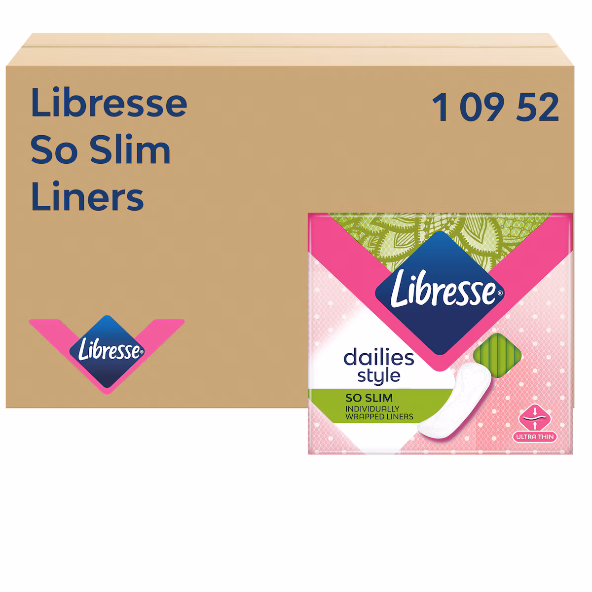 Tork & Libresse slipové vložky So Slim, 2 x 150 ks, systém P2