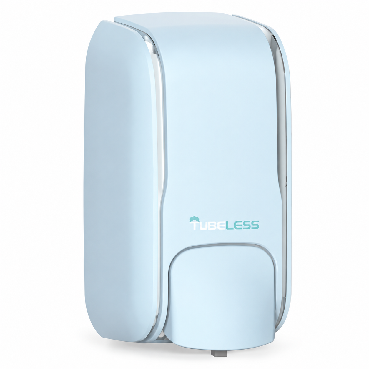 TUBELESS HAND PUSH manuálny zásobník na PENOVÉ MYDLO objem 1,1 l, farba ICE BLUE, systém S4