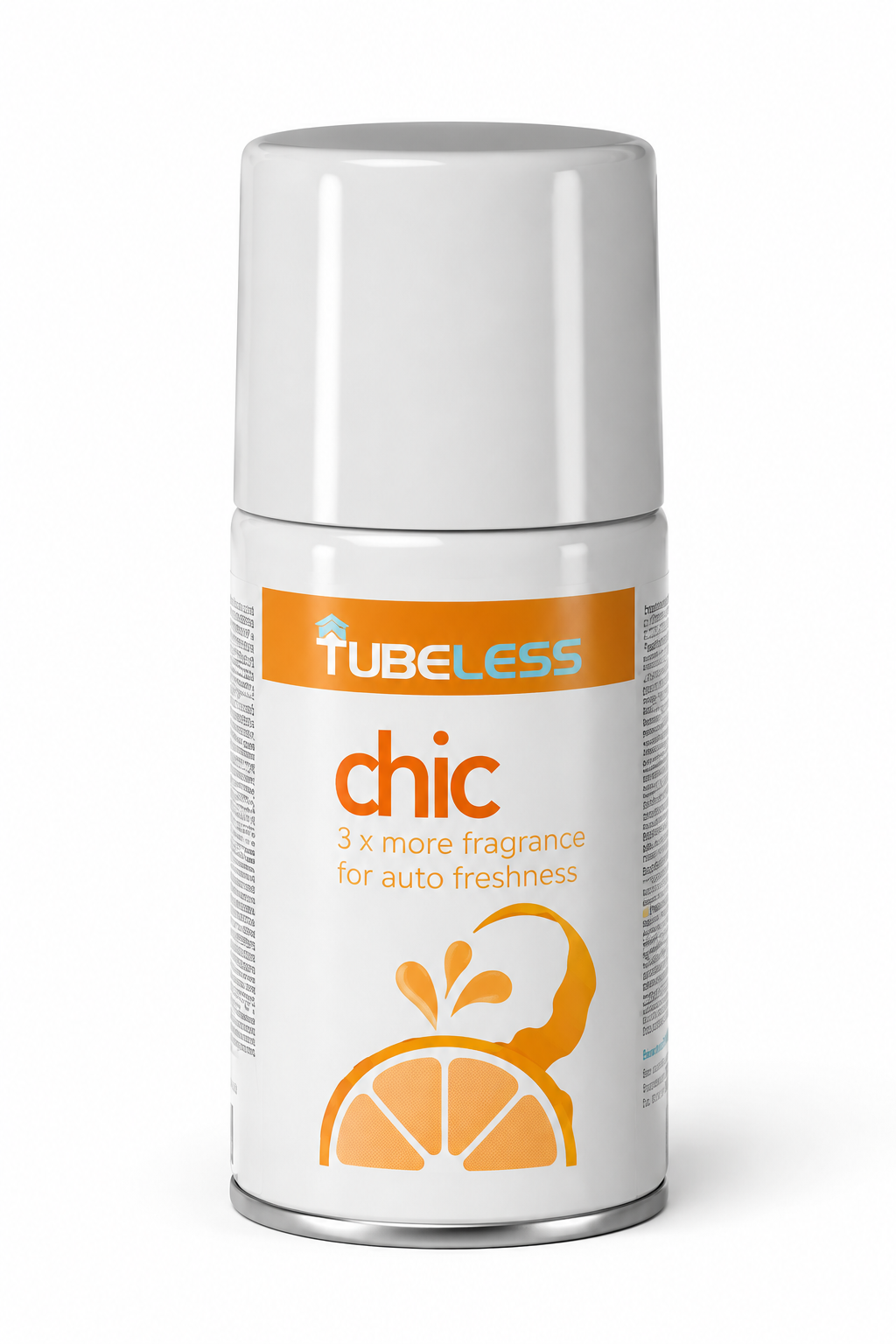 TUBELESS AUTOFRESH CHIC osviežovač vzduchu v spreji 195 ml do zásobníka KVETINOVA-OVOCNÁ vôňa